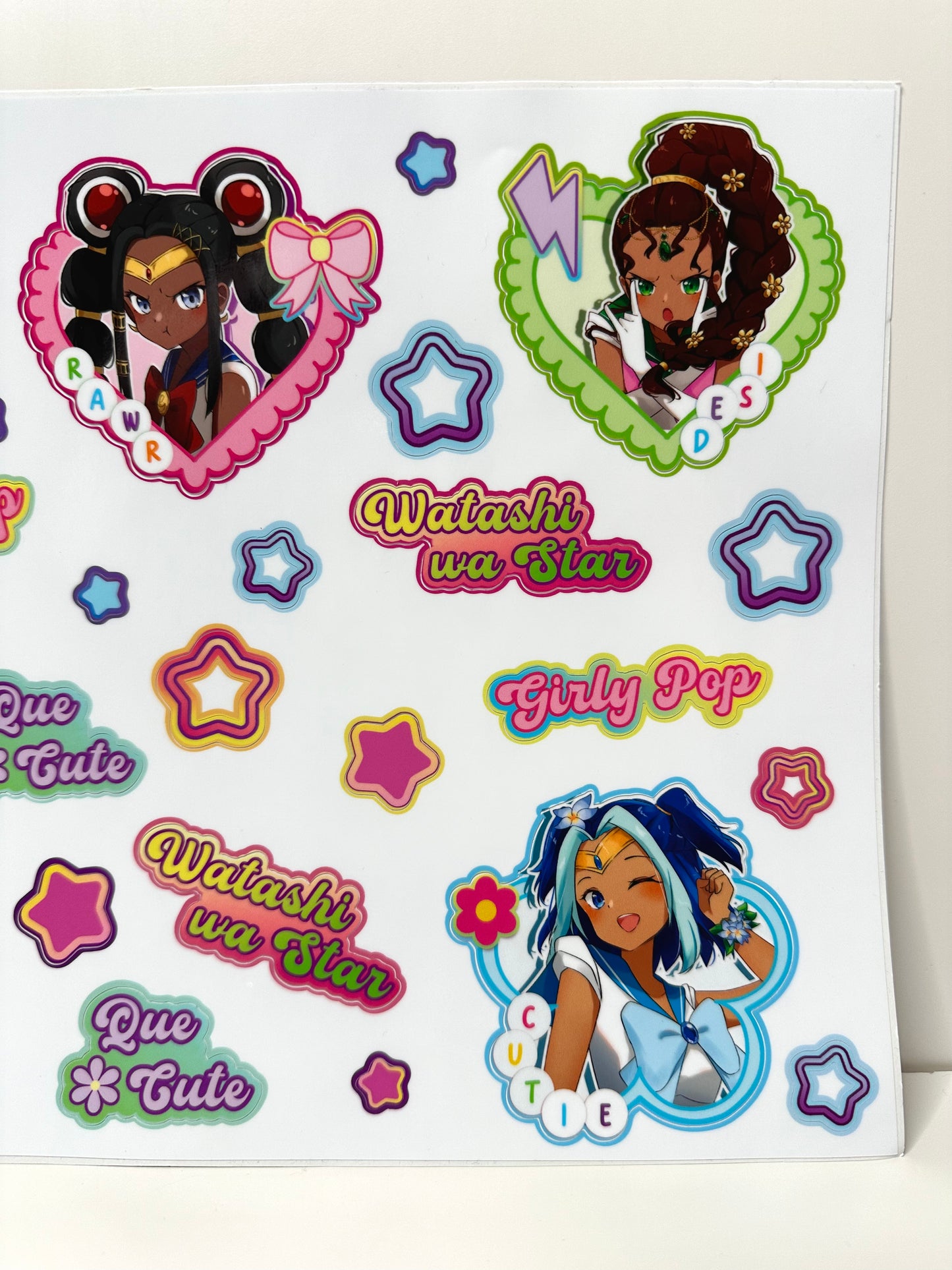 Sailor Guardians sticker sheet