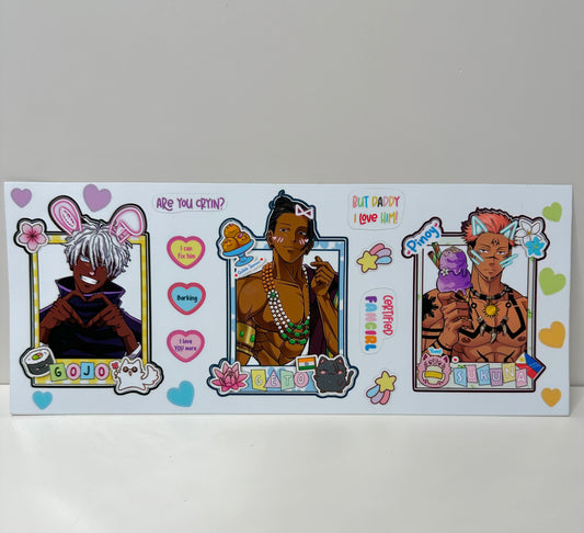 Husbando sticker sheet