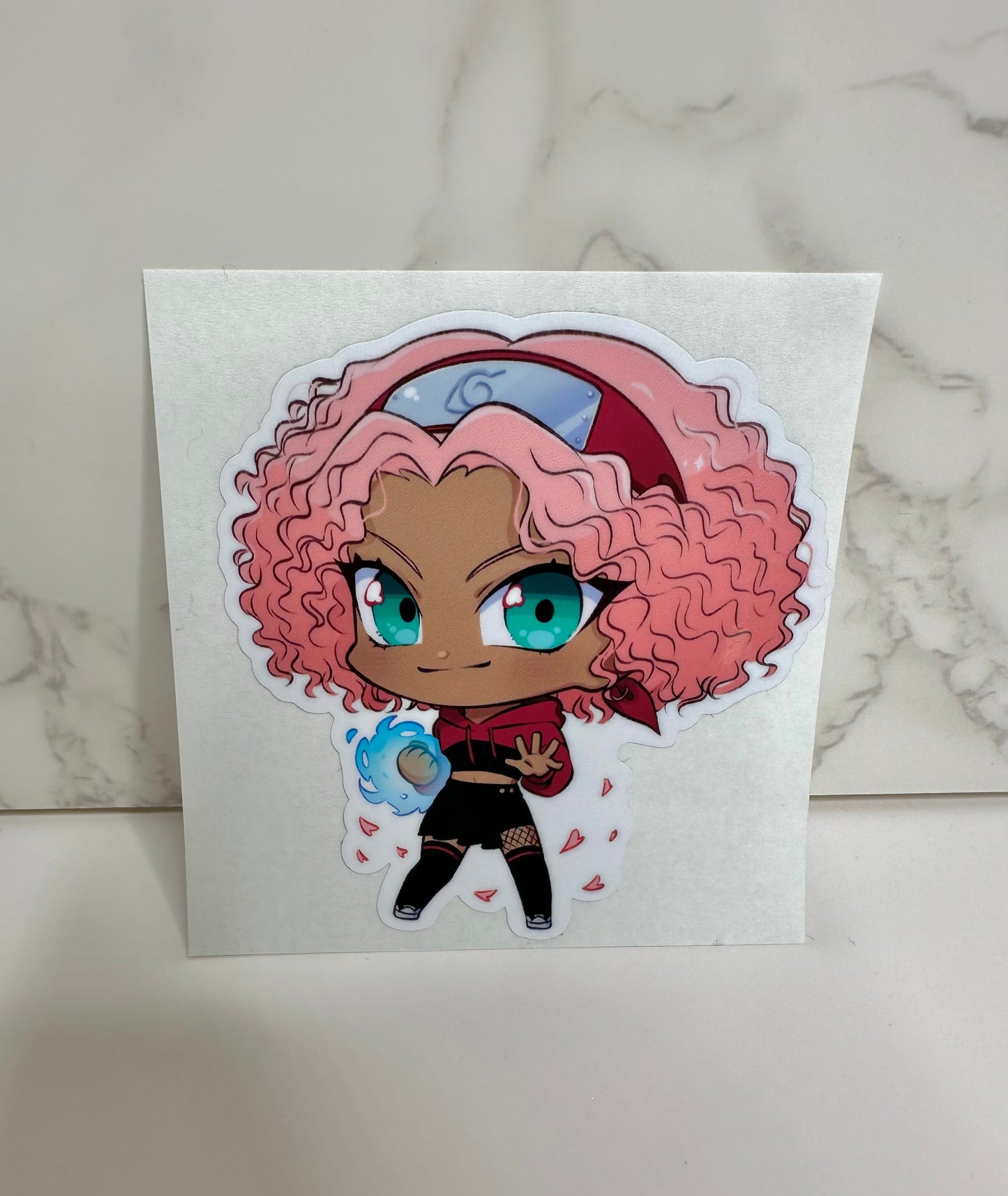 Blasian Sakura Sticker