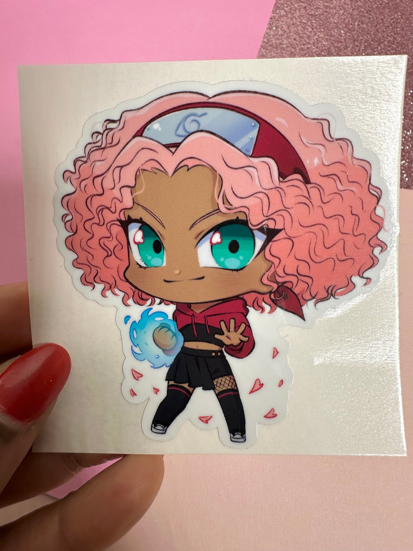 Blasian Sakura Sticker