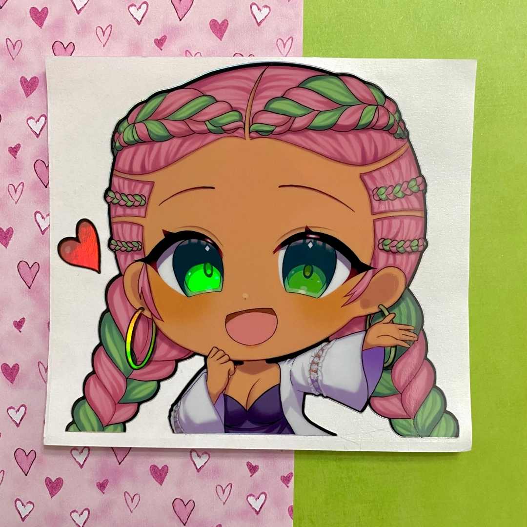 Hispanic Mitsuri Car Decal
