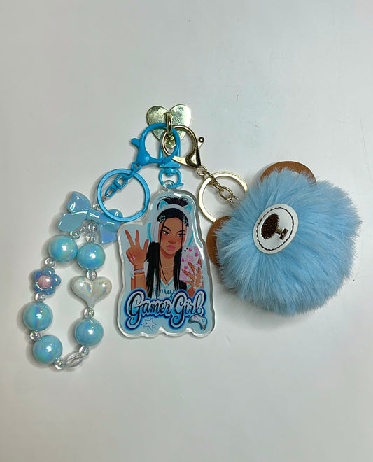 Gamer girl Keychain bundle - Goji