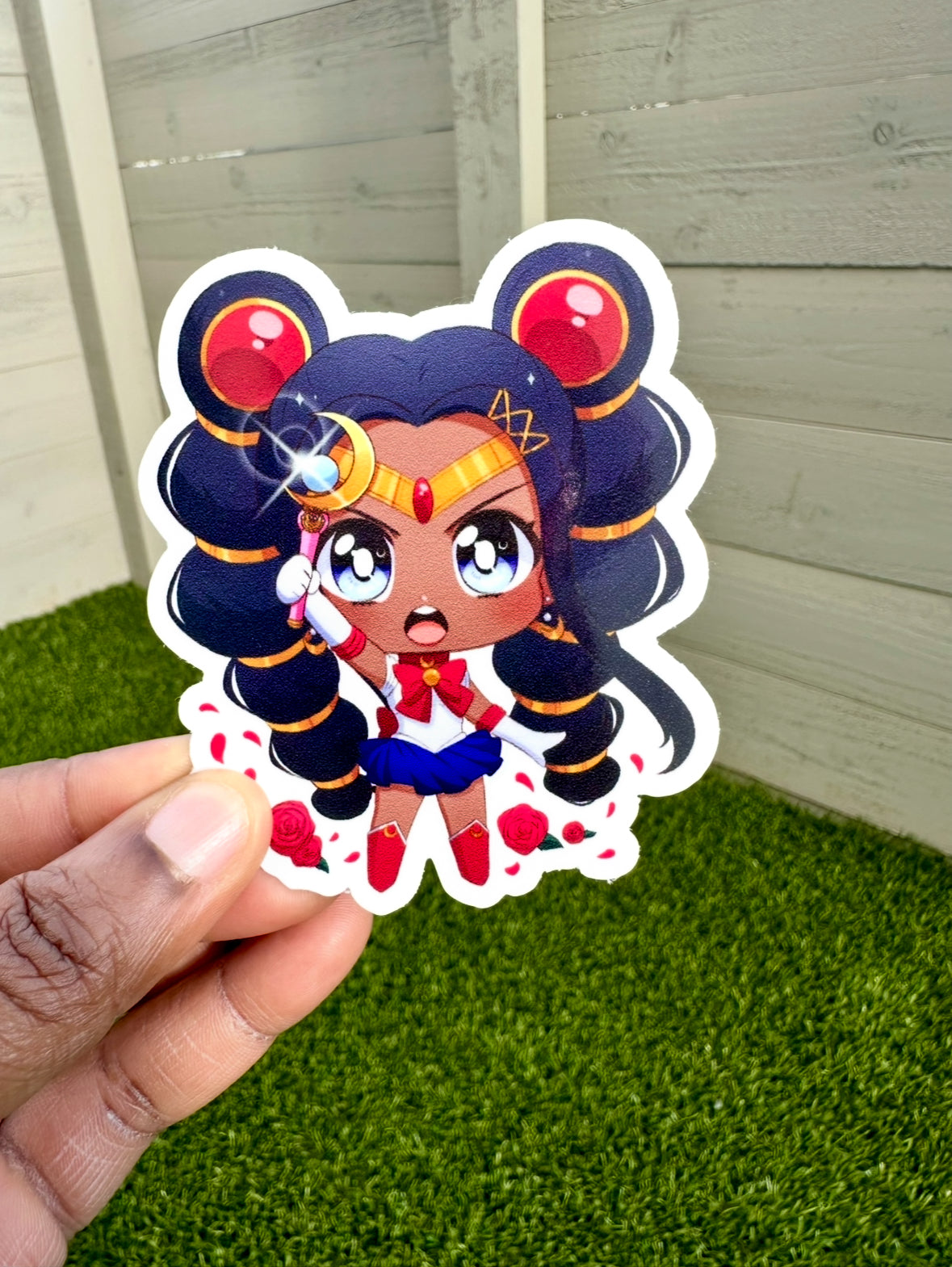 Black Sailor Moon Sticker