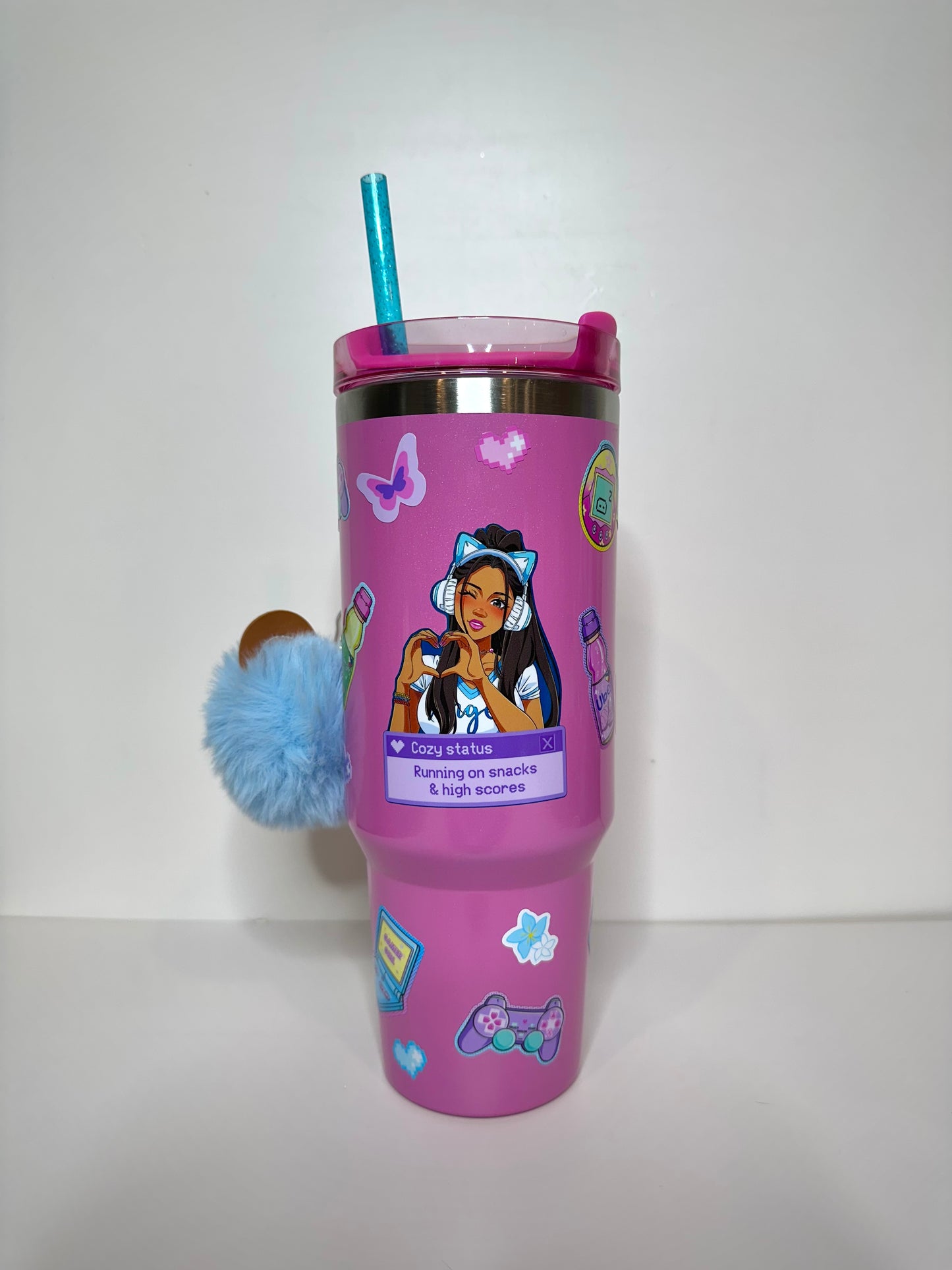 Gamer girl sticker sheet - Goji