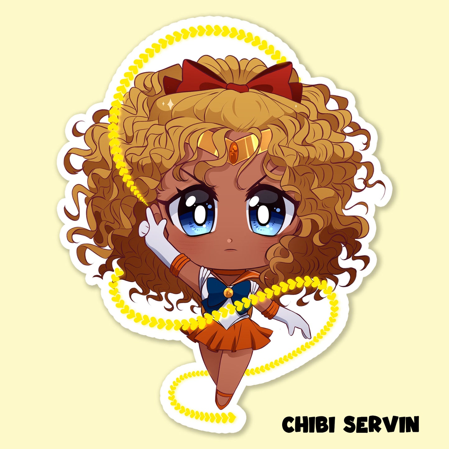 Latina Sailor Venus Sticker